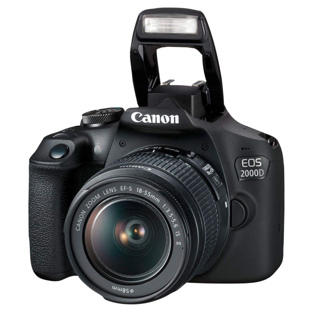Canon EOS 2000D + 18-55mm f/3.5-5.6 IS II (sa stabilizacijom) + SD 64gb + Original torba - 2